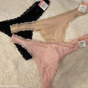 Lot of 3 NWT Jenni Thong Underwear XXXL